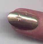 Gold fingernail